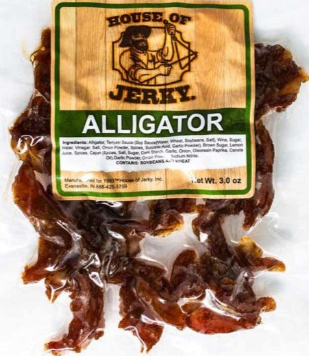 Washington State Jerky - Exotic Jerky - Alligator Jerky - 3oz