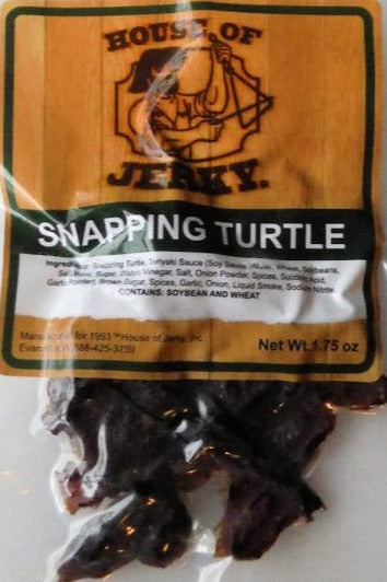Washington State Jerky - Exotic Jerky - Snapping Turtle Jerky - 1.75oz
