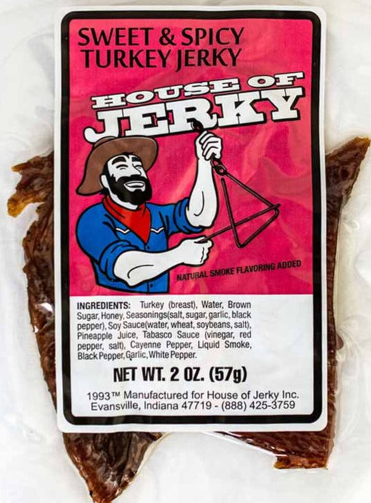 Washington State Jerky - Turkey Jerky - Sweet & Spicy - 2oz