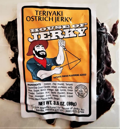 Washington State Jerky - Game Meat - Ostrich Jerky - Teriyaki
